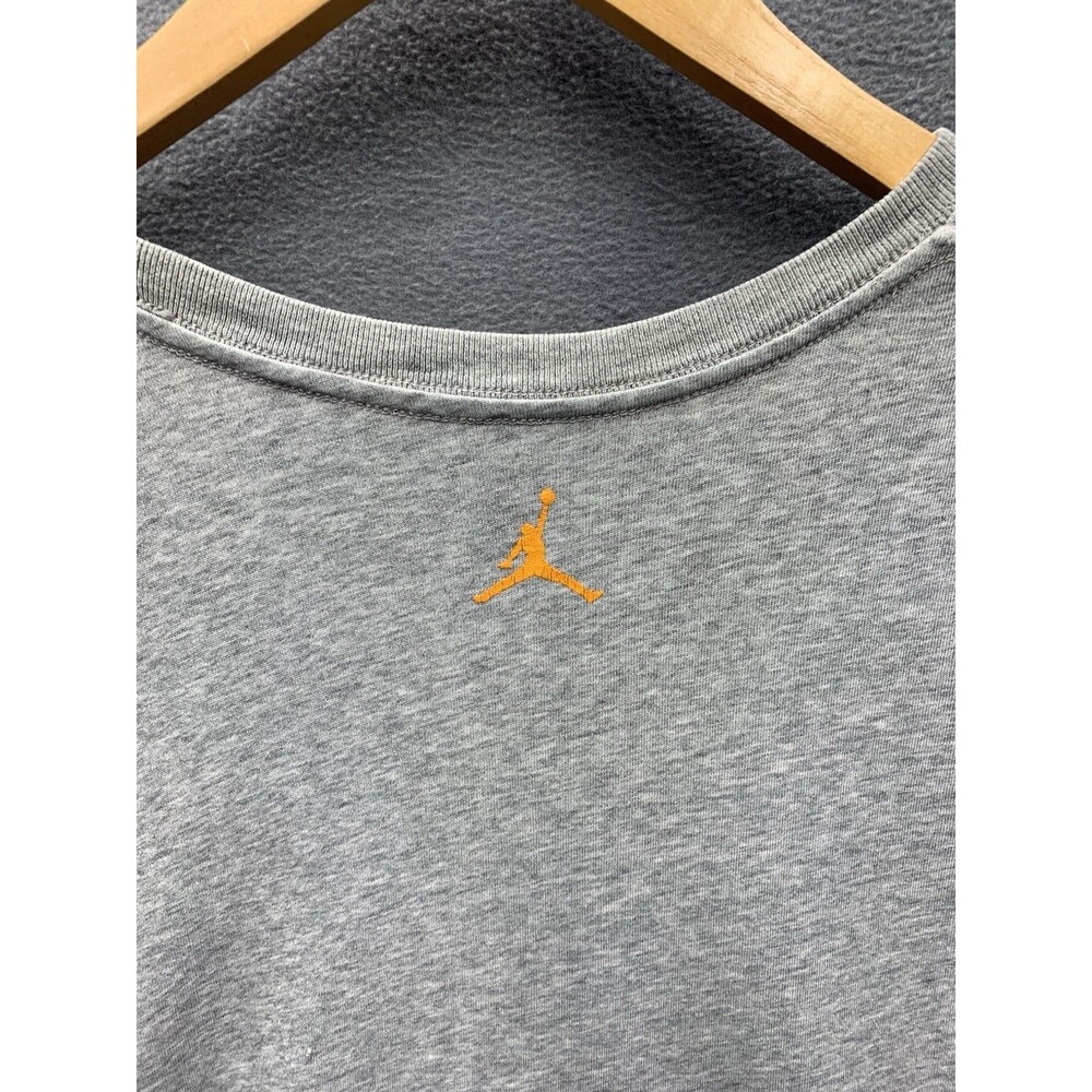 Jordan Dri-Fit Graphic Tee T-Shirt Men's Size XXL Gray Crew Neck 465104-063 - Picture 7 of 13